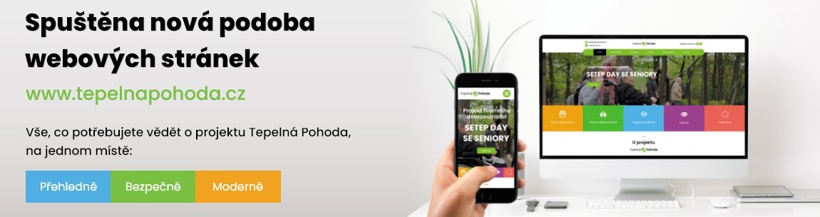 Web Tepelné Pohody podstoupil omlazení